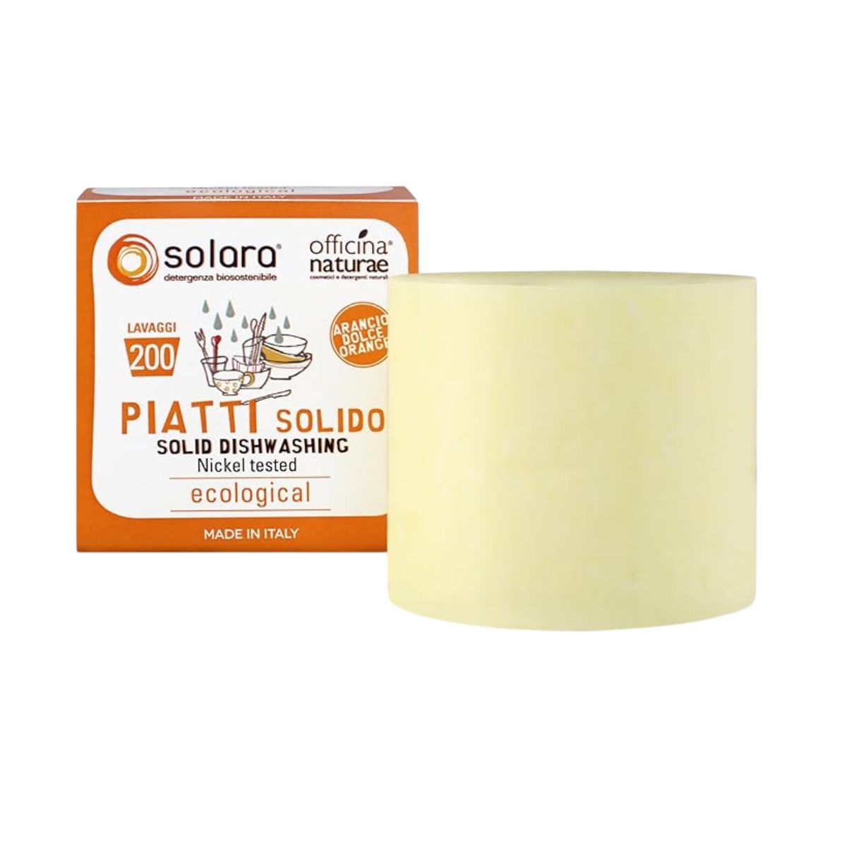 Flüssiges Spülmittel Orange 80 g Officina Naturae
