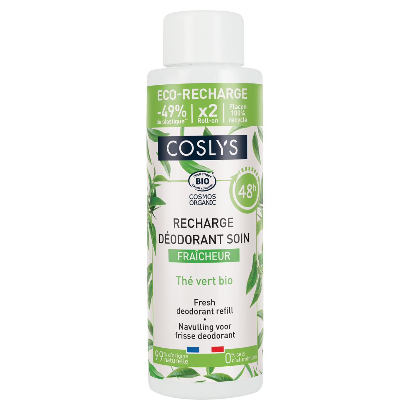 Coslys Green Tea and Aloe Vera Freshness Deodorant Refill 100 ml