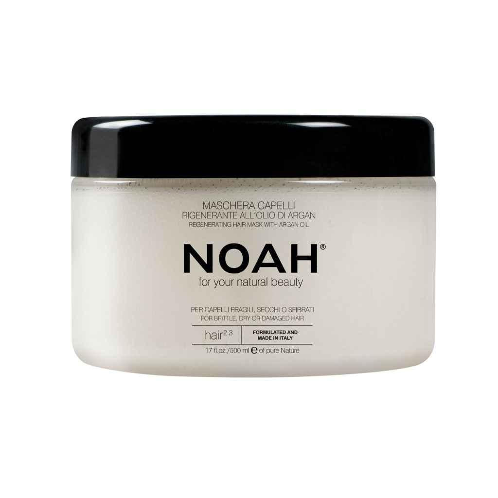 Maschera rigenerante per capelli con olio di argan 2.3 Noah 500 ml