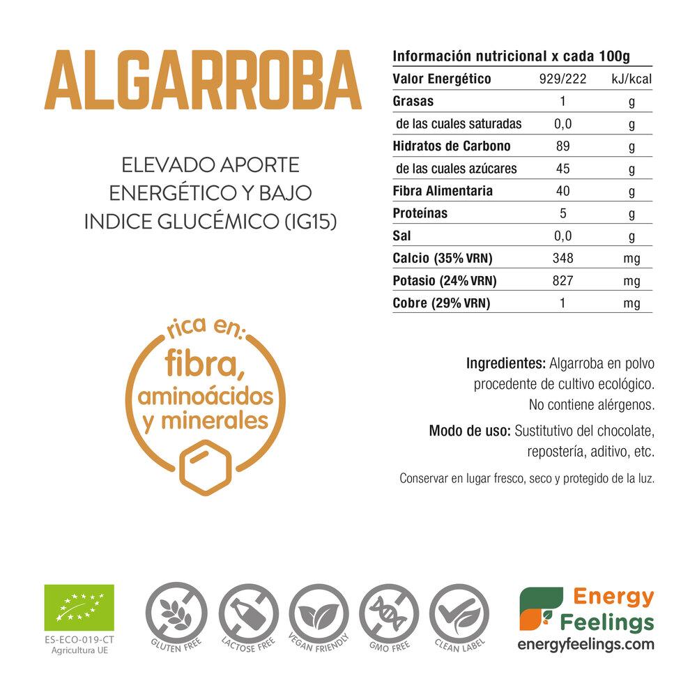 Energy Feelings Carob Powder 1 kg