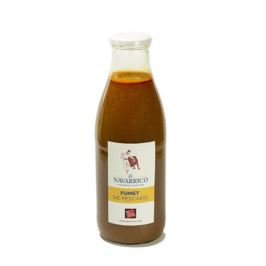 Bouillon de poisson El Navarrico en bouteille de 950 ml