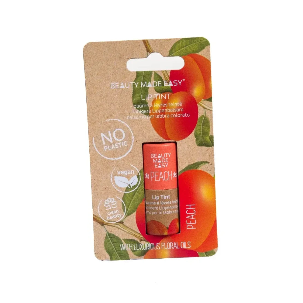 Balsam do ust z kolorem Beauty Made Easy Brzoskwinia