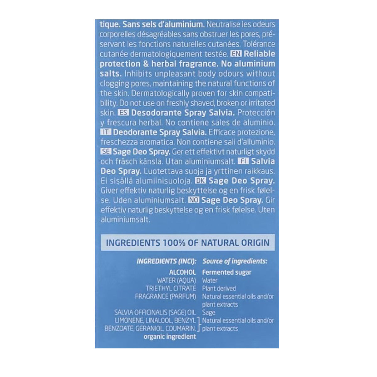 Weleda Sage Deodorant 100 ml