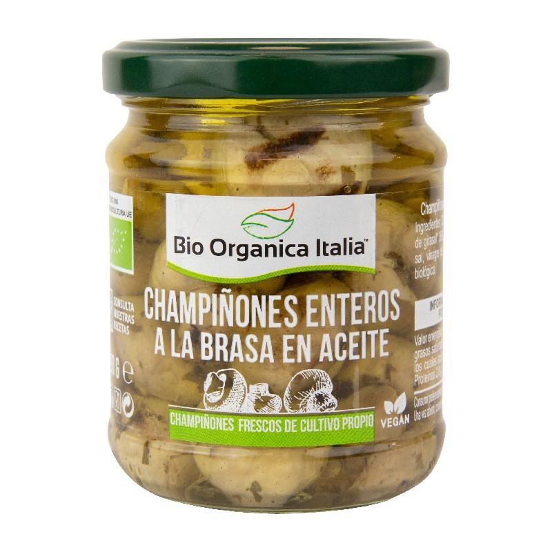 Whole Grilled Mushrooms in Organic Oil Organica Italia 190 g