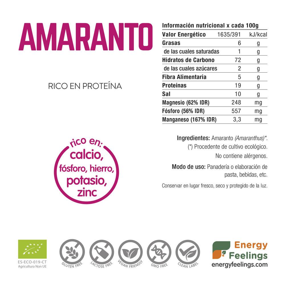 AMARANTO ECO chicchi decorticati: (1 Kg) Confezione XXL