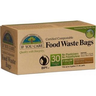 Sacs poubelle compostables 11 L If You Care 30 unités