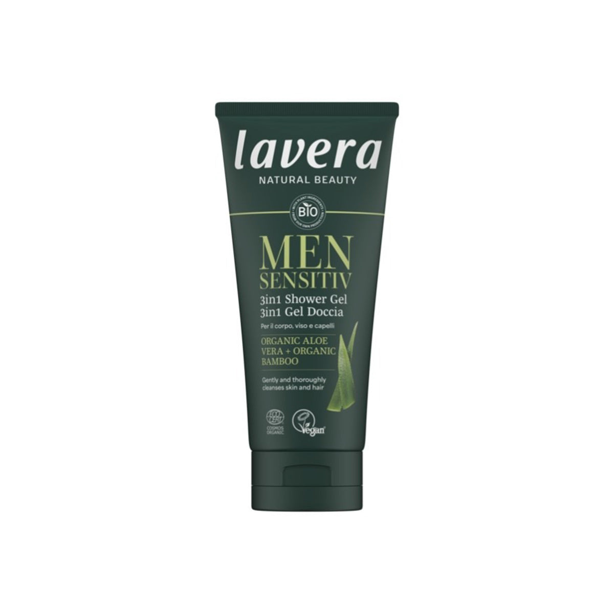 3-in-1-Duschgel Men Sensitiv Lavera 200 ml