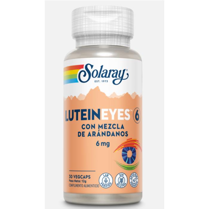 Lutein Eyes 6 mg Solaray 30 capsules