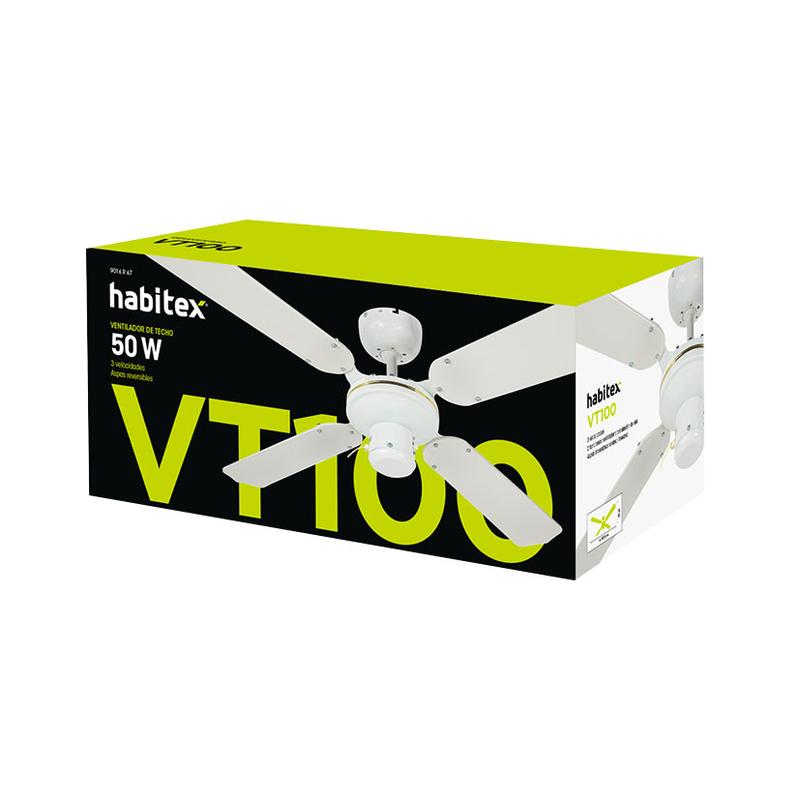 Deckenventilator HABITEX VT-1000 weiß