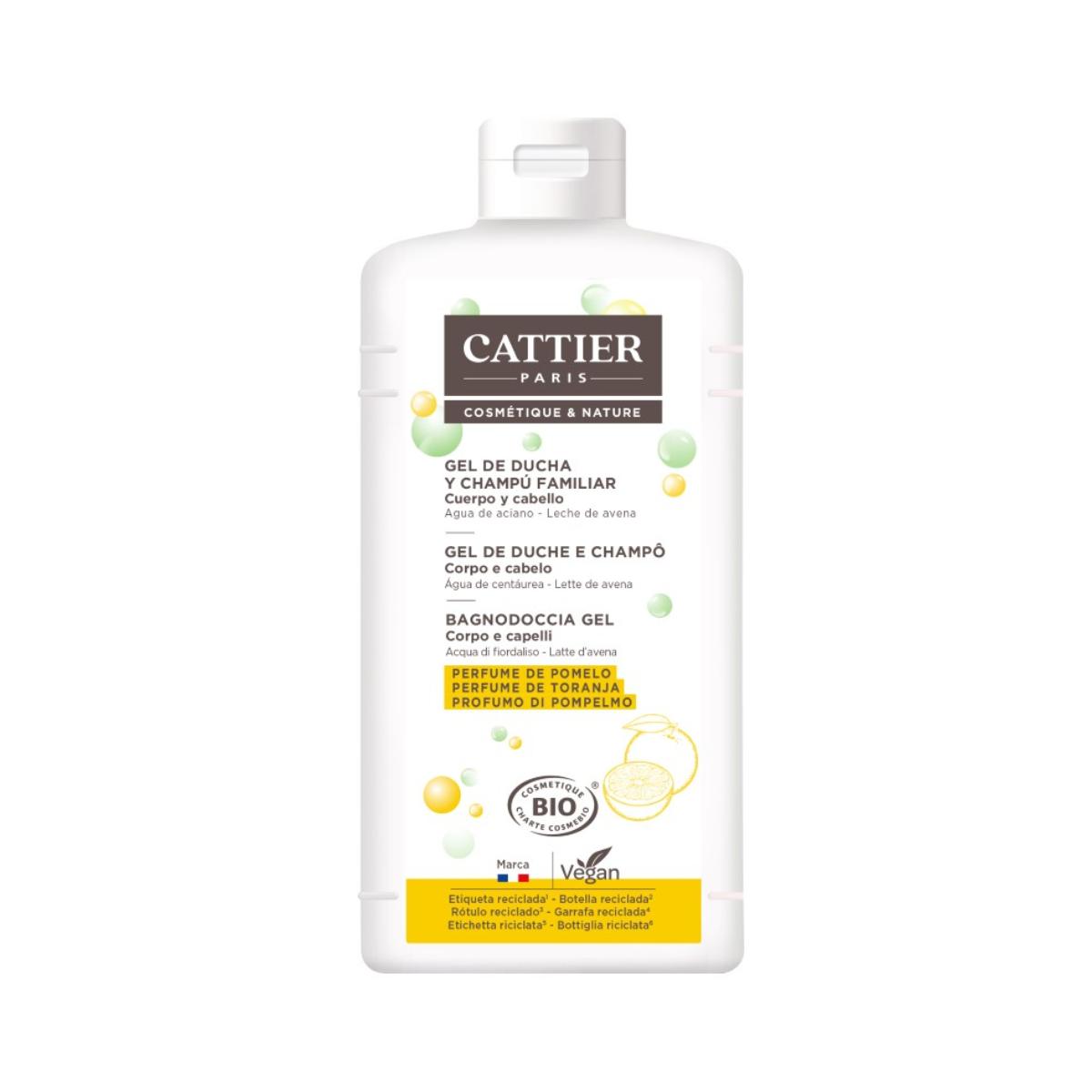Gel e shampoo schiumoso per tutta la famiglia Cattier 500 ml