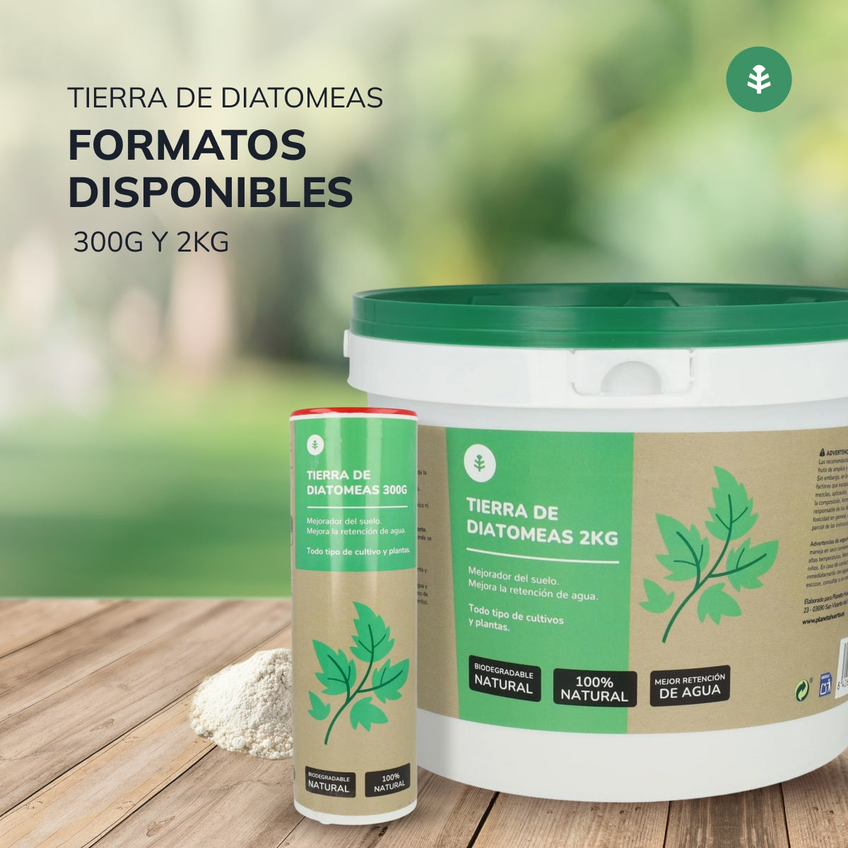 Zestaw 3x ziemia okrzemkowa Planeta Huerto 2 kg