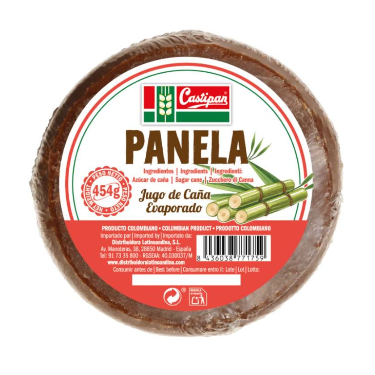 Panela entière Castipan 454 g