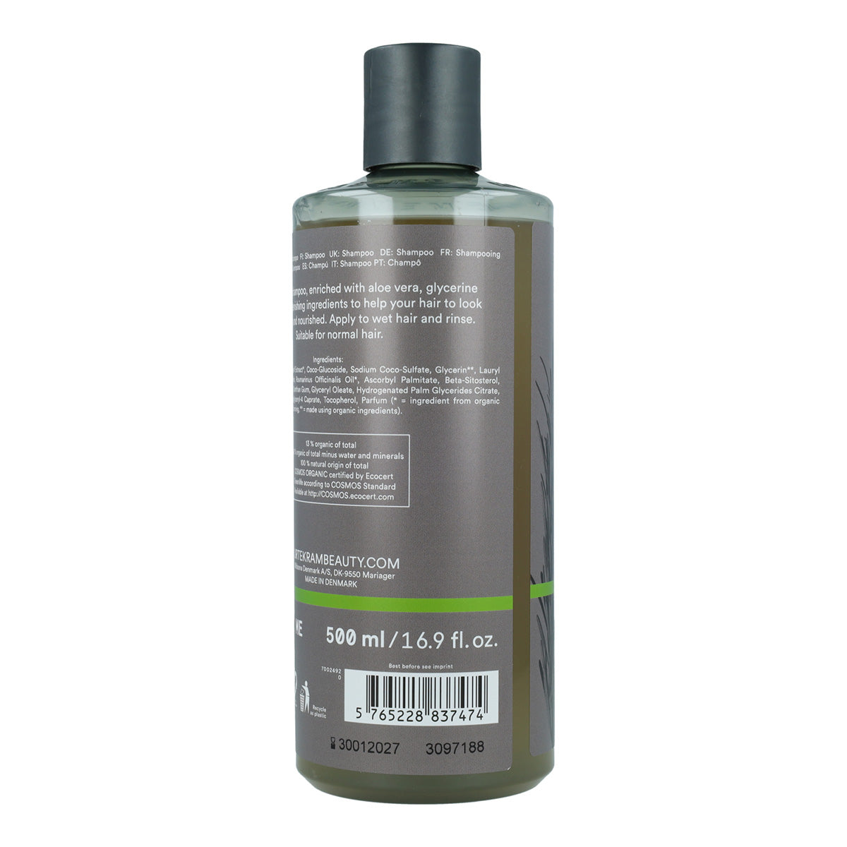 Rosemary Shampoo for Fine Hair Urtekram 500 ml