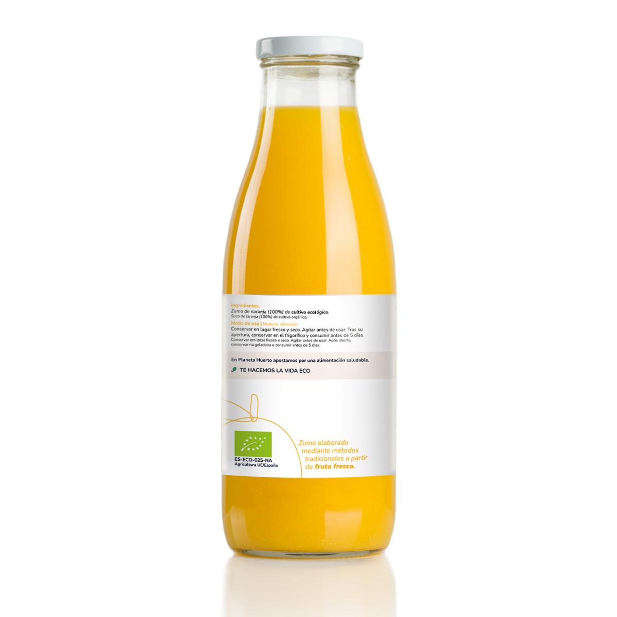 Sinaasappelsap 100% geperst fruit Eco Planet Orchard 750ml
