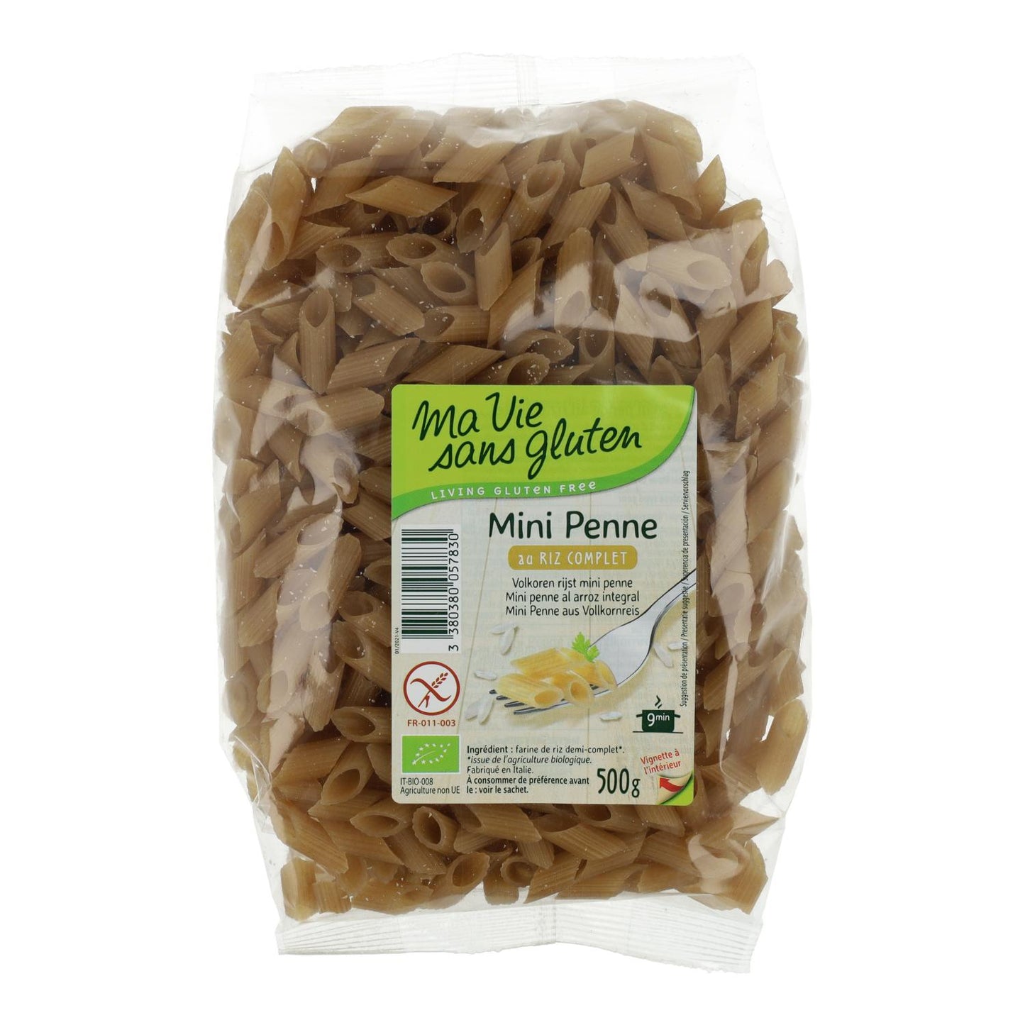Mini-Vollkorn-Reisnudeln glutenfrei Ma Vie Sans Gluten 500 g