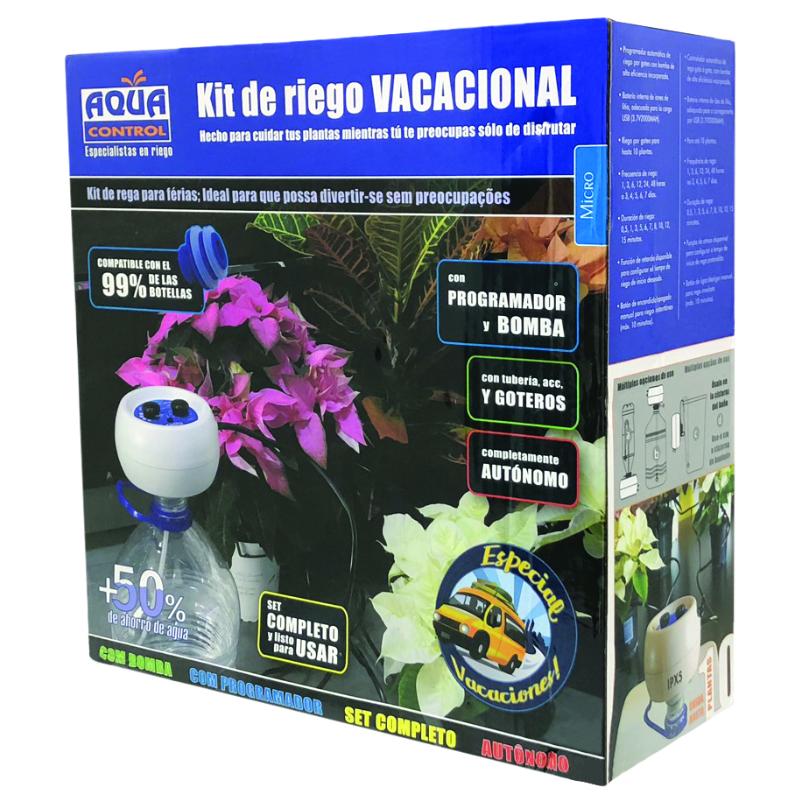 Vakantie-bewateringsset met programmeerbare pomp Aqua Control