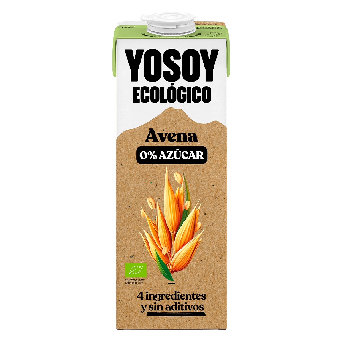 Pack de 6 boissons à l'avoine 0 % sucres Yosoy ECO 1 L