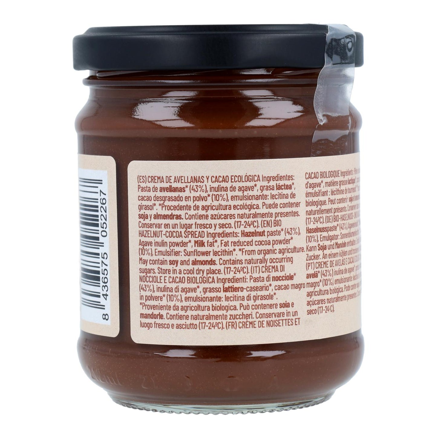 Natruly Organic Cocoa and Hazelnut Cream 200 g
