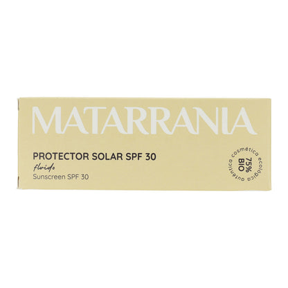 Lot de 2 flacons de crème solaire fluide SPF 30 BIO Matarrania 100 ml