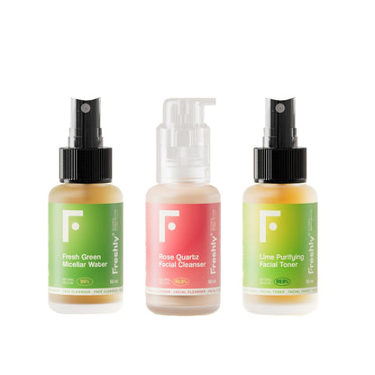 Zestaw Mini Cleanser Trio, Freshly Cosmetics