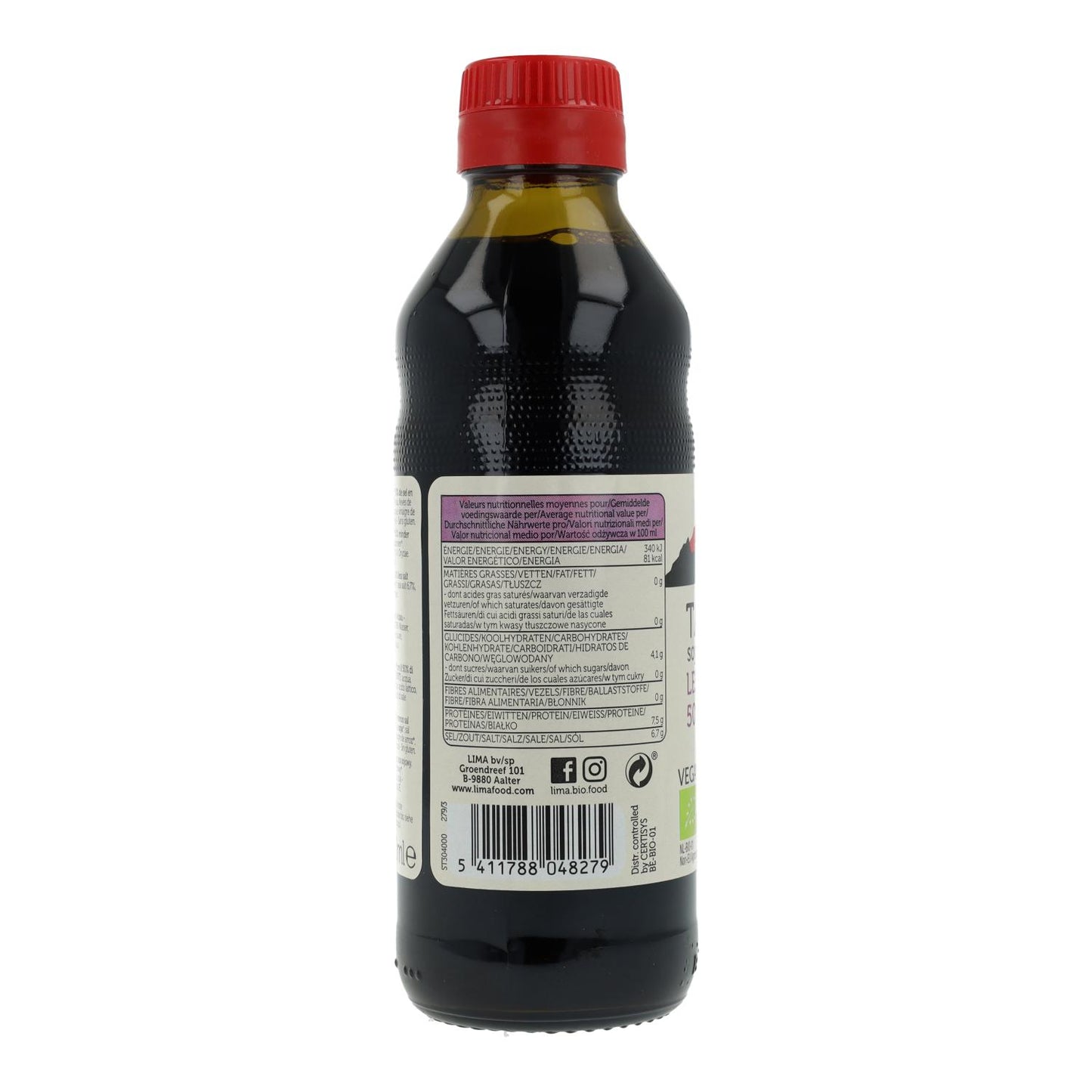 Tamari Soy Sauce 50% Less Salt ECO Lima 250 ml