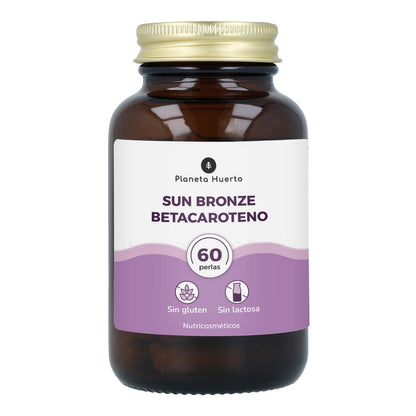 Pack de 3 Sun bronze bêta-carotène Planeta Huerto 60 perles
