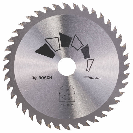 Disco estándar Bosch para sierra circular 140 x 20/12.7 mm 40 dientes