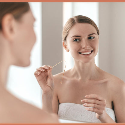 Zungenschaber aus Kupfer Arista Ayurveda