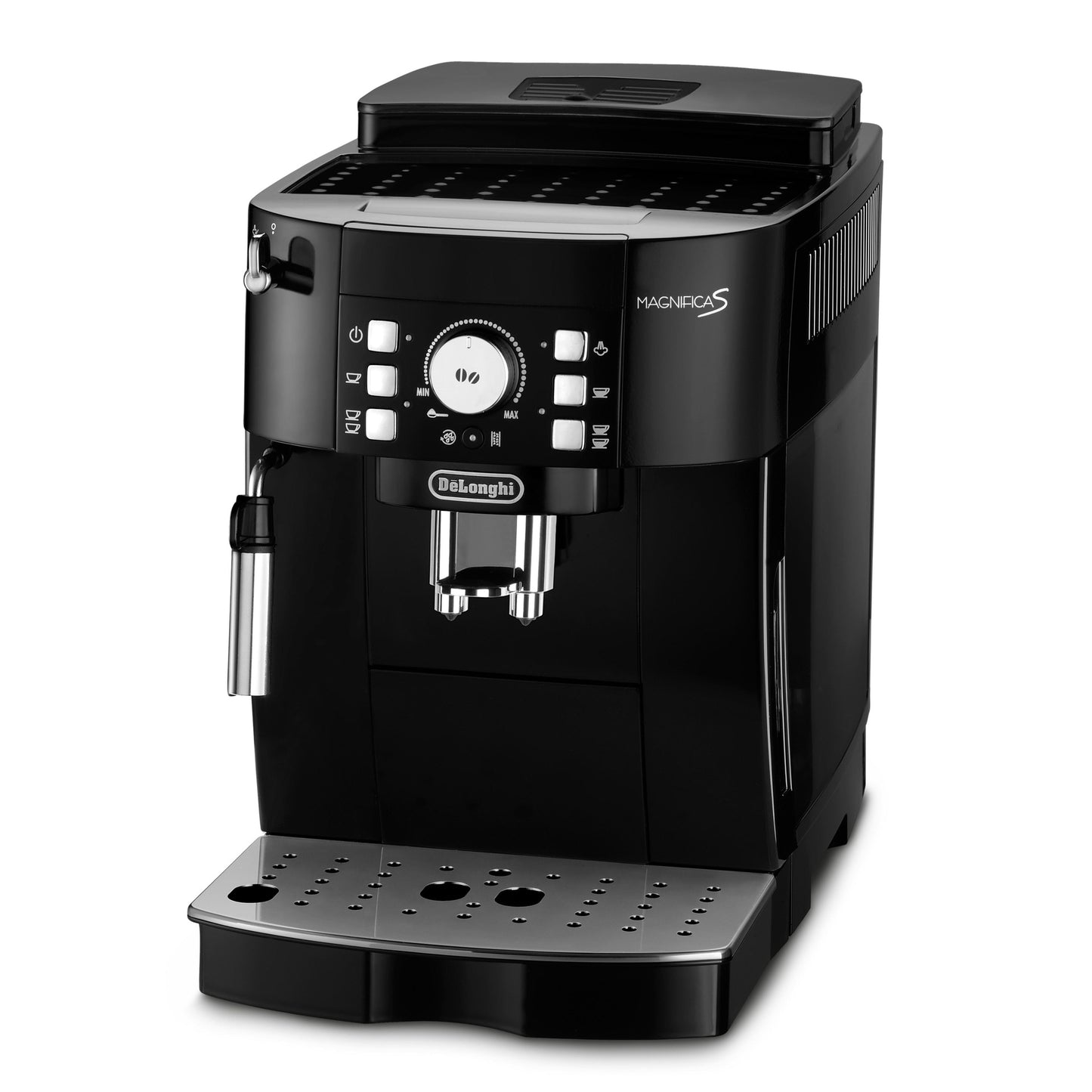 Superautomatyczny ekspres do kawy Delonghi Magnifica S ECAM21.117.B z systemem Cappuccino i wbudowanym młynkiem (odnowiony)