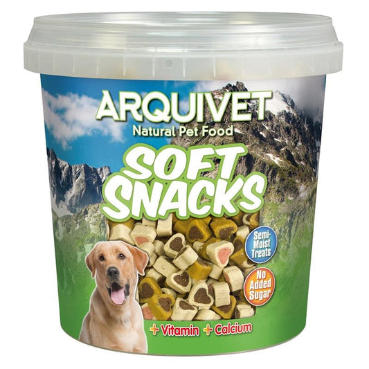Arquivet Soft Snacks Cuori misti 800 g Snack naturale per cani