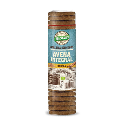 Biocop Organic Wholemeal Oatmeal and Cinnamon Biscuits 250 g
