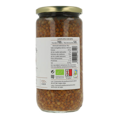 Lentilles cuites biologiques Cal Valls 500 g