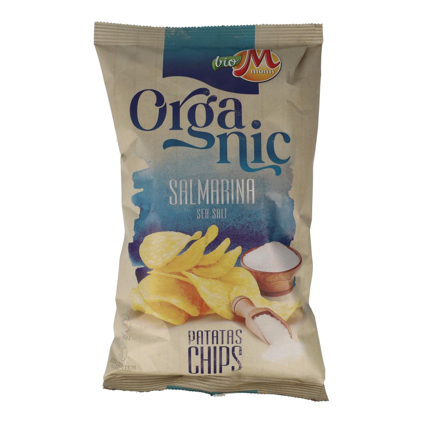 Ekologiska potatischips Monti 130 g
