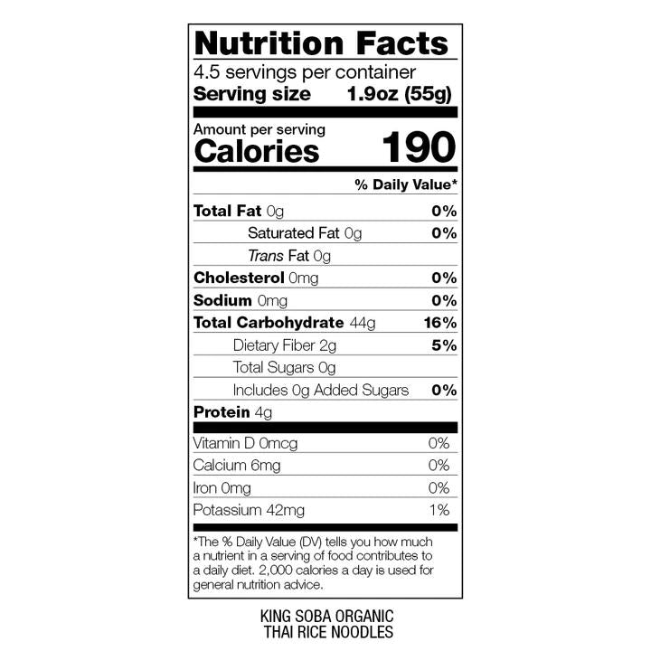 Pâte de riz thaï sans gluten Bio King Soba 250 g