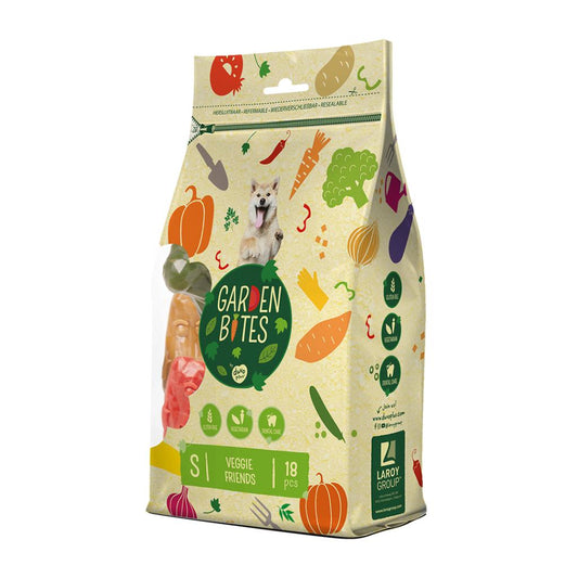 Garden Bites Veggie Friends Snack für Hunde S 18 Stück Duvo