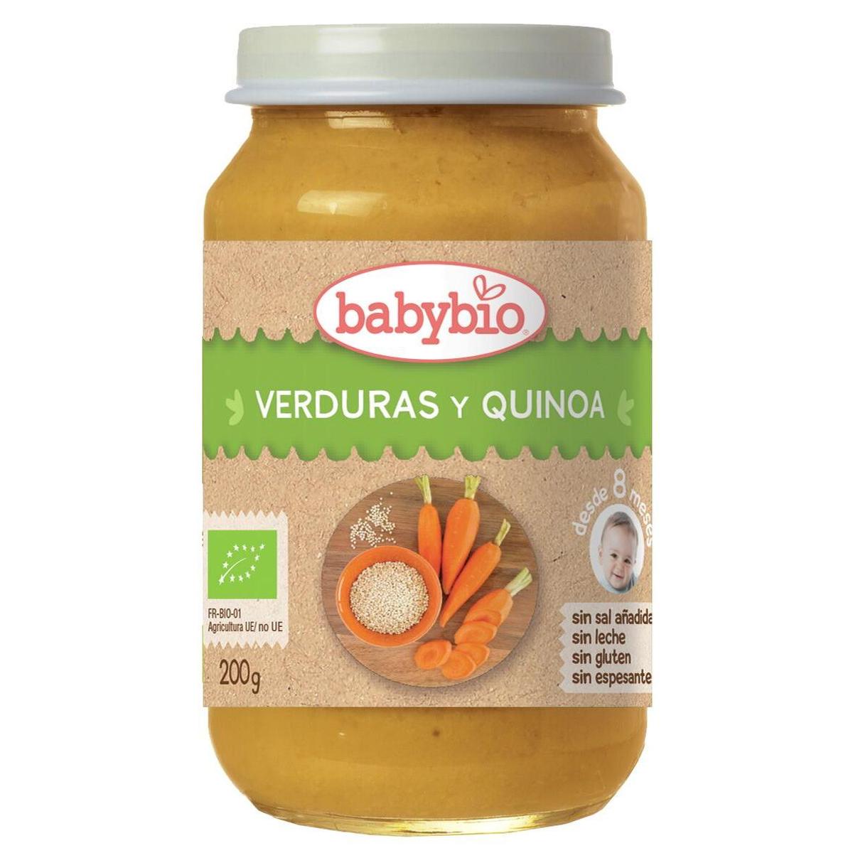 Pakket van 3 potjes Menu Tradicion Groenten en Quinoa, 200 g. Babybio