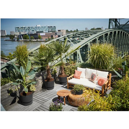 Doniczka z podstawką Greenville Elho Antracita 25 cm