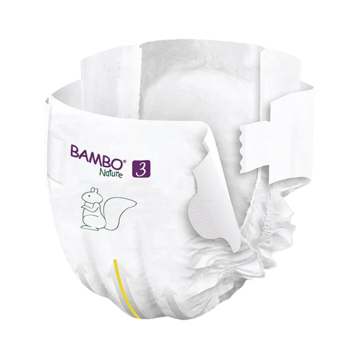 Pack of Bambo Nature Nappies Size 3 (4-8 kg), 3 x 28 units