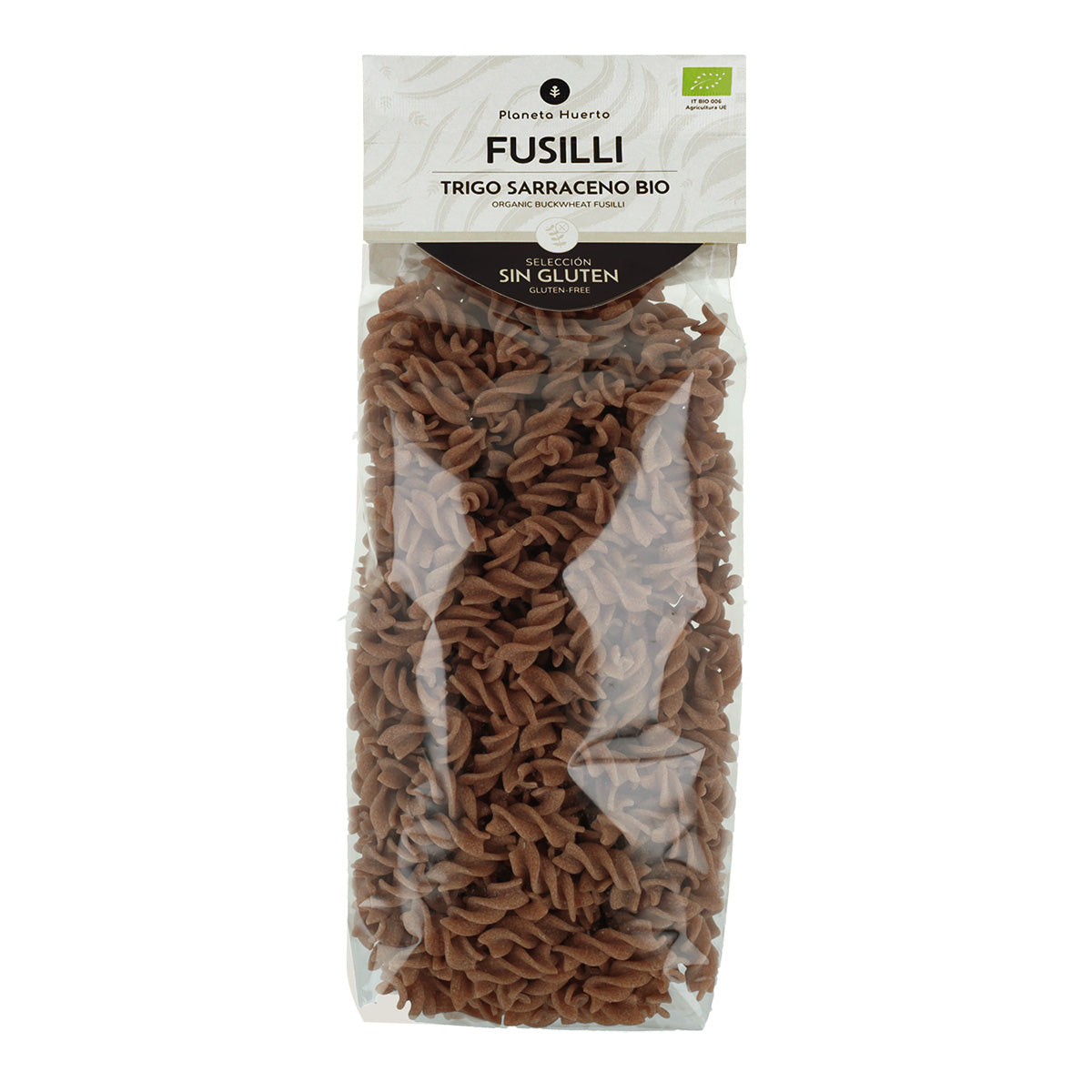 Spirales de sarrasin ECO sans gluten Planeta Huerto 500 g