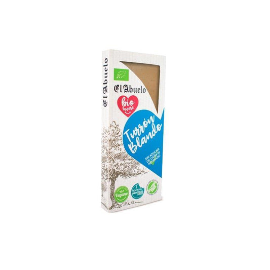 Nougat moelleux à la crème d'amandes bio d'El Abuelo, 200 g