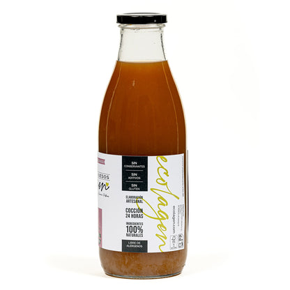 Brodo di ossa di vitello con verdure biologiche Ecolagen 1 L