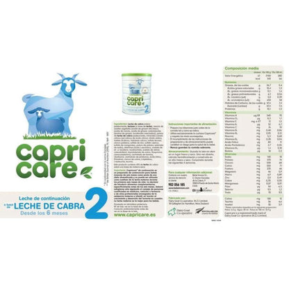 Lait de chèvre en poudre, lait de suite 2 Capricare 800 g