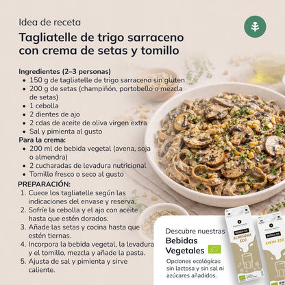 Tagliatelles de sarrasin ECO sans gluten Planeta Huerto 350 g