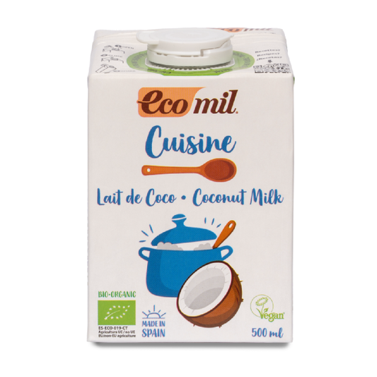 Lait de coco Ecomill Cuisine, préparation culinaire 500 ml 