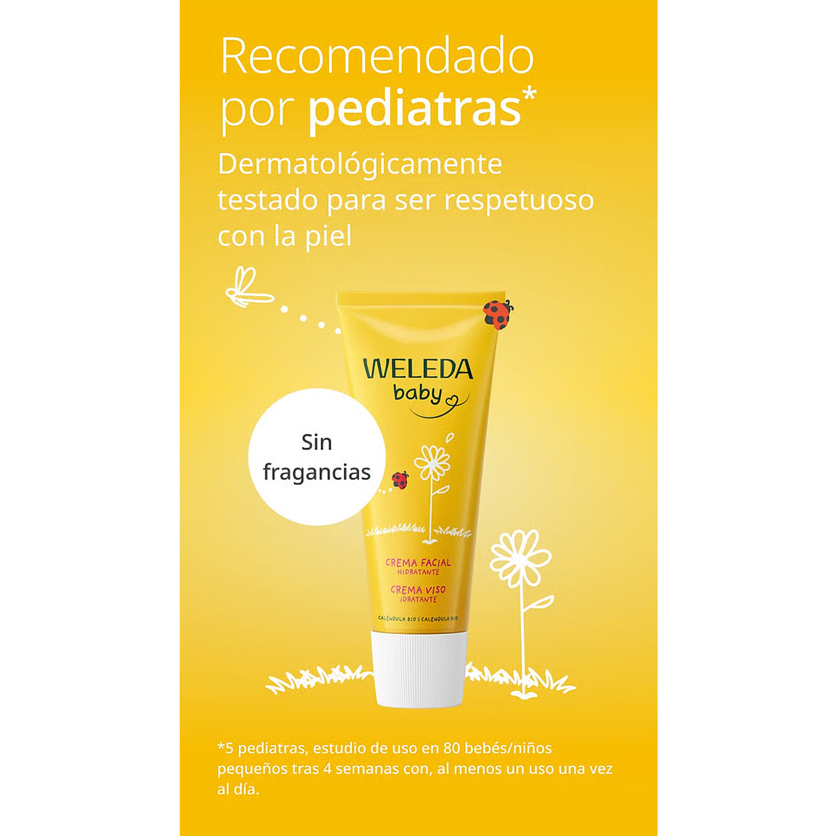 Weleda Calendula-Gesichtscreme für Babys, 50 ml