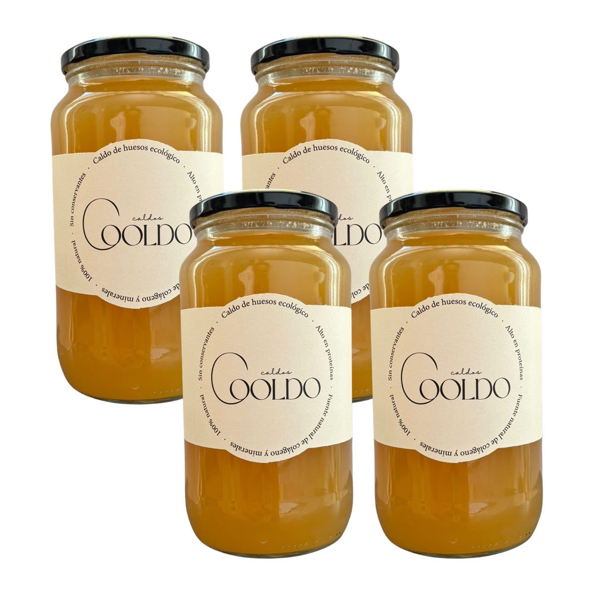 Pakket x4 Cooldo bottenbouillon 870 ml