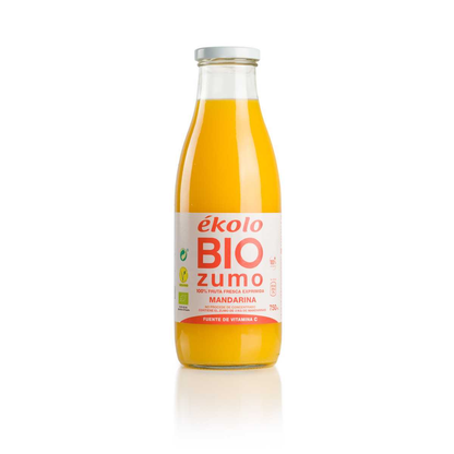 Zumo de Mandarina Bio 100% exprimido Ékolo 750 ml