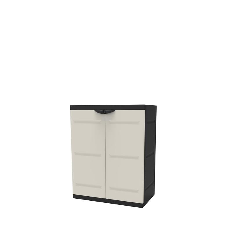 Halbschrank 70 cm Titanium Plastiken Schwarz (überholt)
