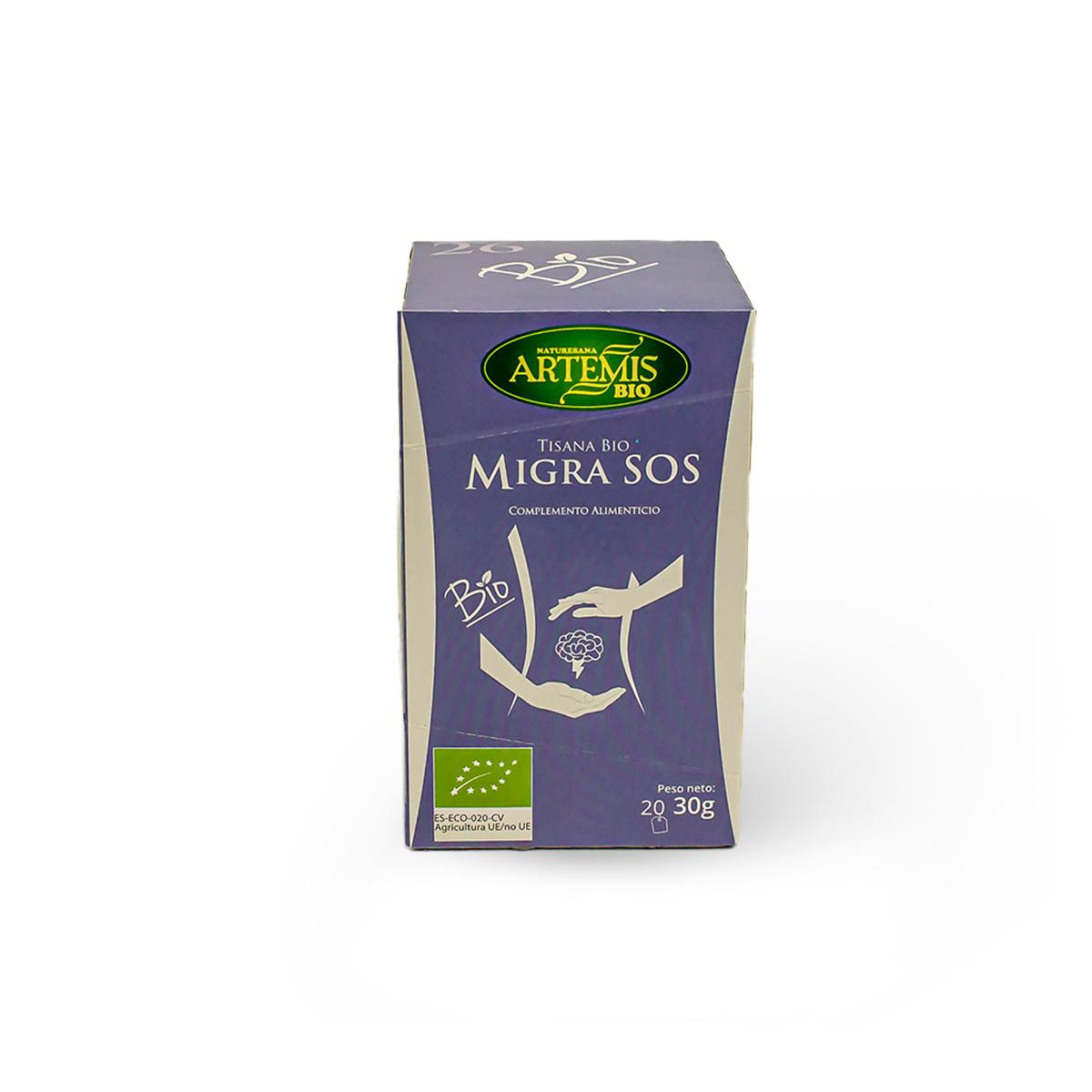 Herbata ziołowa Migra SOS Eco Artemis, 20 filtrów.