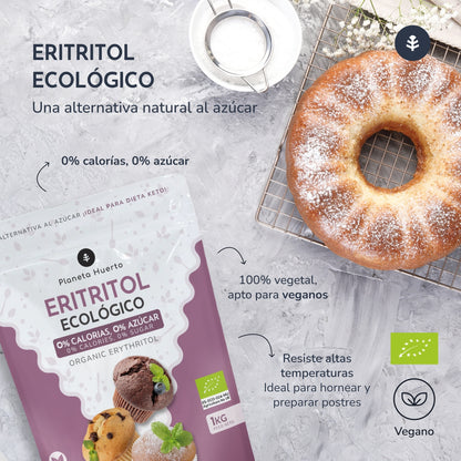 Eritritritol ECO Planeta Huerto 1 kg